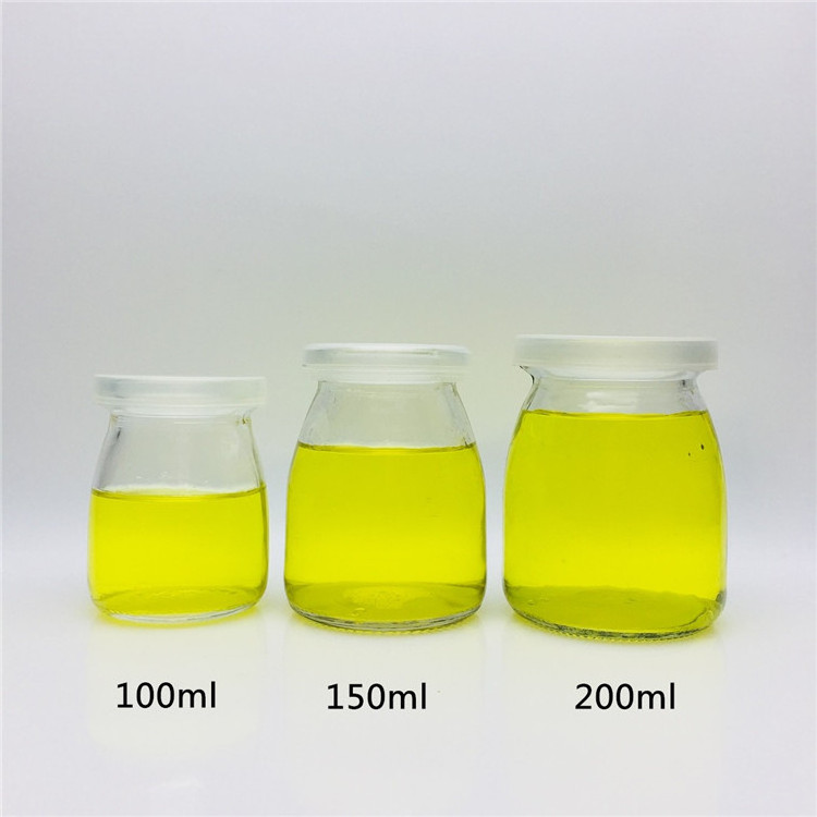 100ml 150ml 180ml 200ml milk yogurt jar glass / jam pot /pudding bottle wholesale