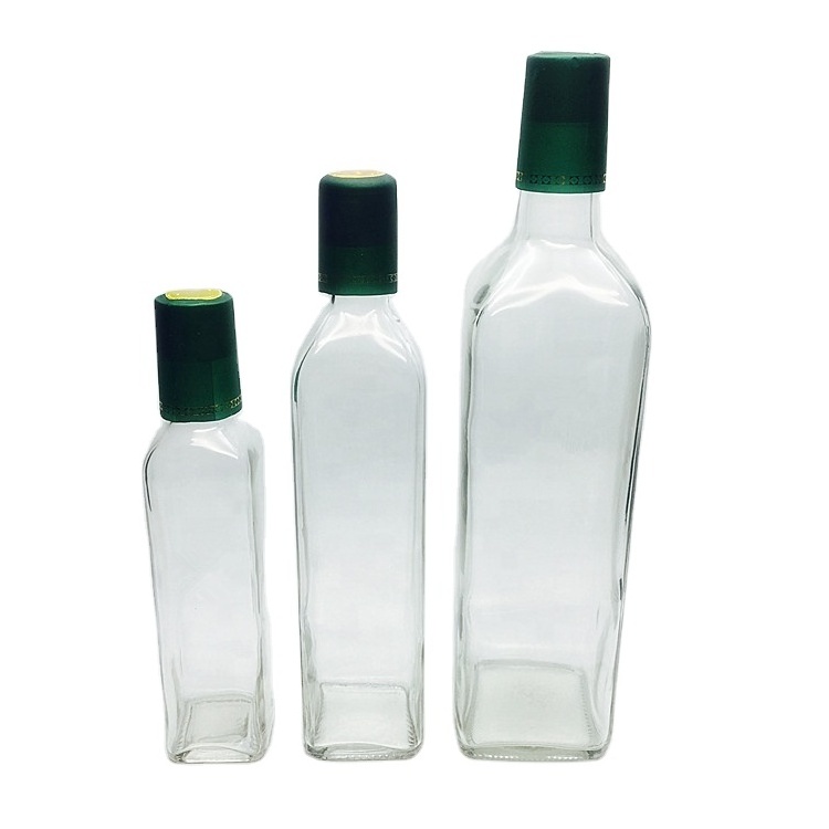 Empty 100ml 250ml 500ml 1000ml olive oil sesame oil glass bottle