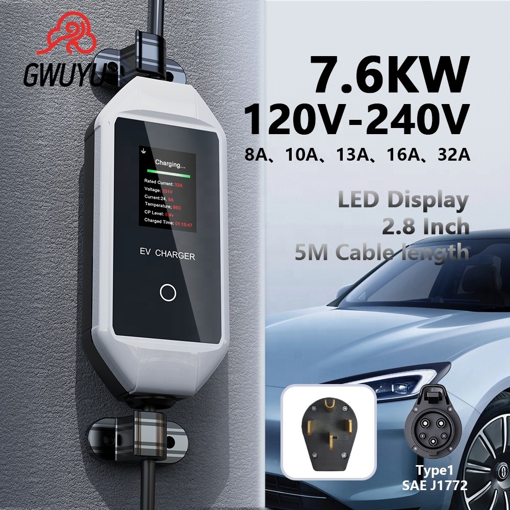 Competitive Price Adjustable 8A 10A 13A 16A Power Bank Portable Charger For Electric Car