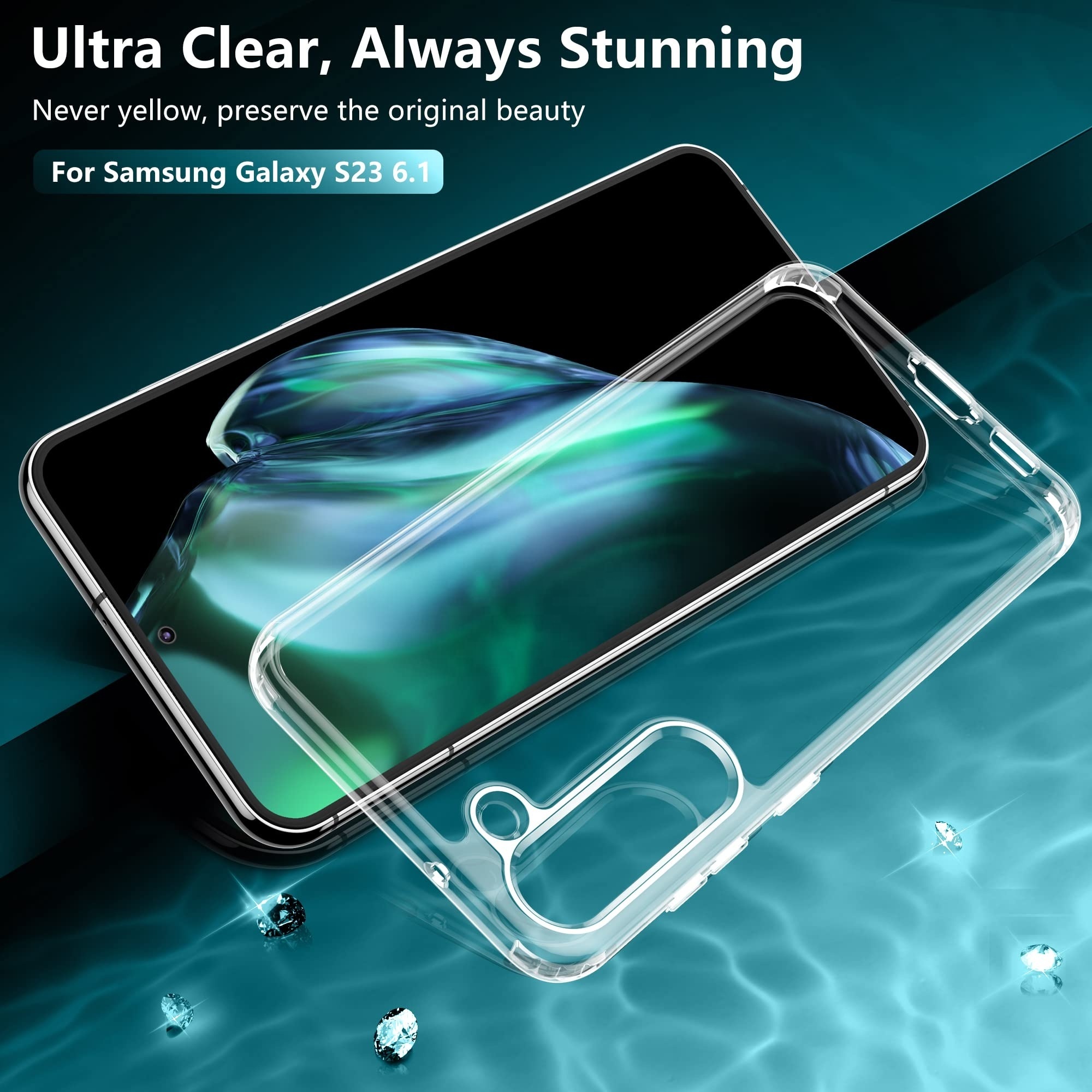 Manufacturer 5 Pack Screen Protector Shockproof Tpu Pc Custom Mobile Phone Case For Samsung S23 Plus