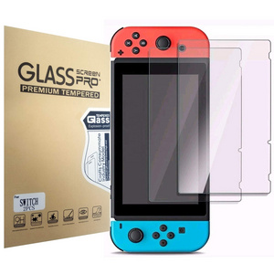 2021 Hot selling 2 Packs HD Clear Full coverage Anti-Scratch Tempered Glass Screen Protector For Nintendo Switch oled