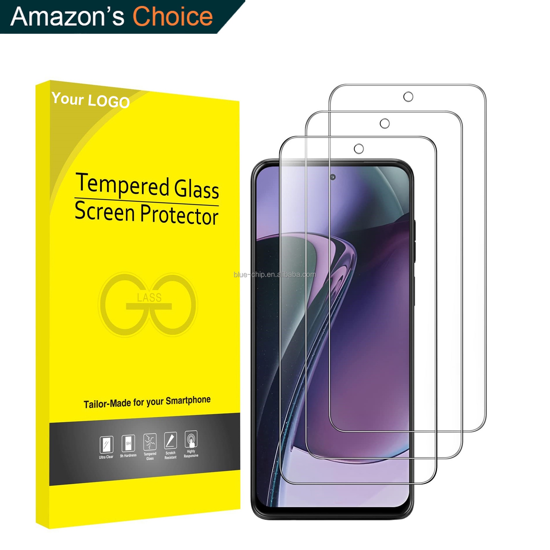 3 Pack Full Cover Mobile Phone Tempered Glass For Moto G Play 2023 0.33MM 9H Full Clear Screen Protector for Moto G Stylus 4G 5G