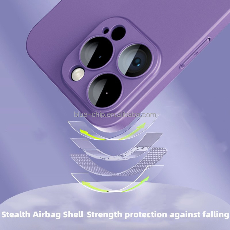 Anti-fall Shockproof Bulk Frosted Pc Lens All Inclusive Blanks Custom Mobile Phone Case With Lens Film For IPhone 13 14 Pro Max