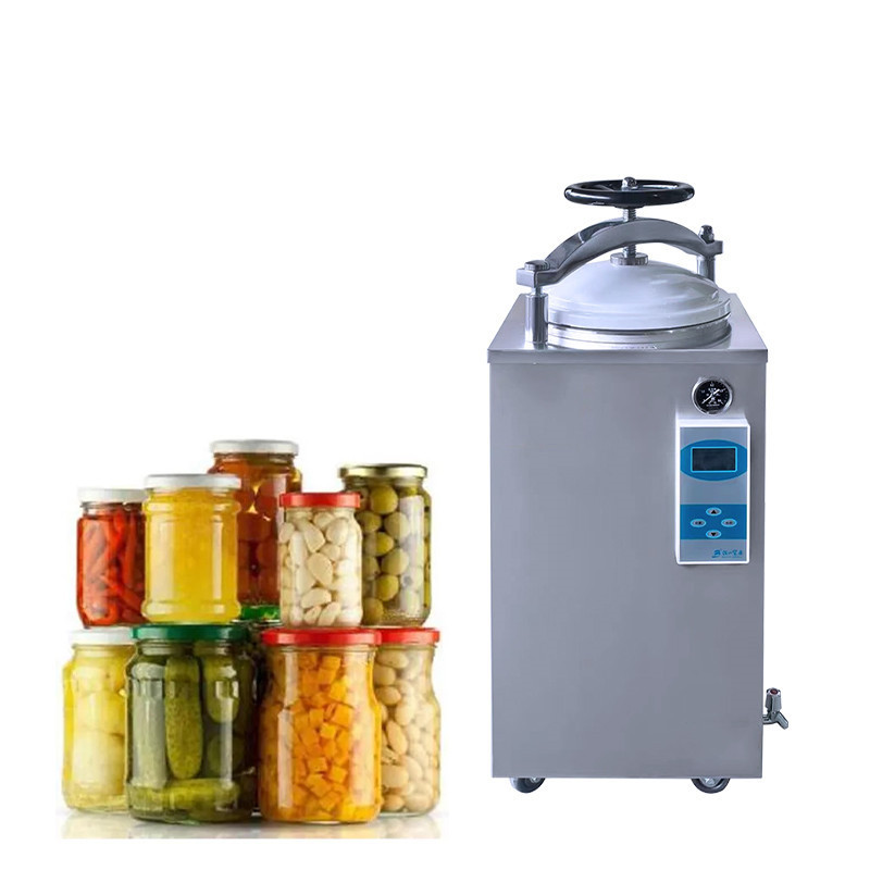 Canned Food Retort Machine Pressure Steam Sterilizer Autoclave Retort For Canning Food 35L 50L 75L 100L 120L 150L