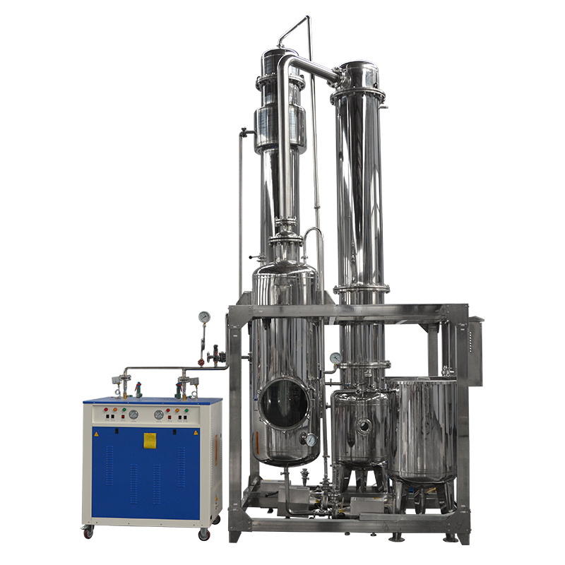 Juice syrup multiple effect falling film evaporator solvent eecovery vacuum evaporator