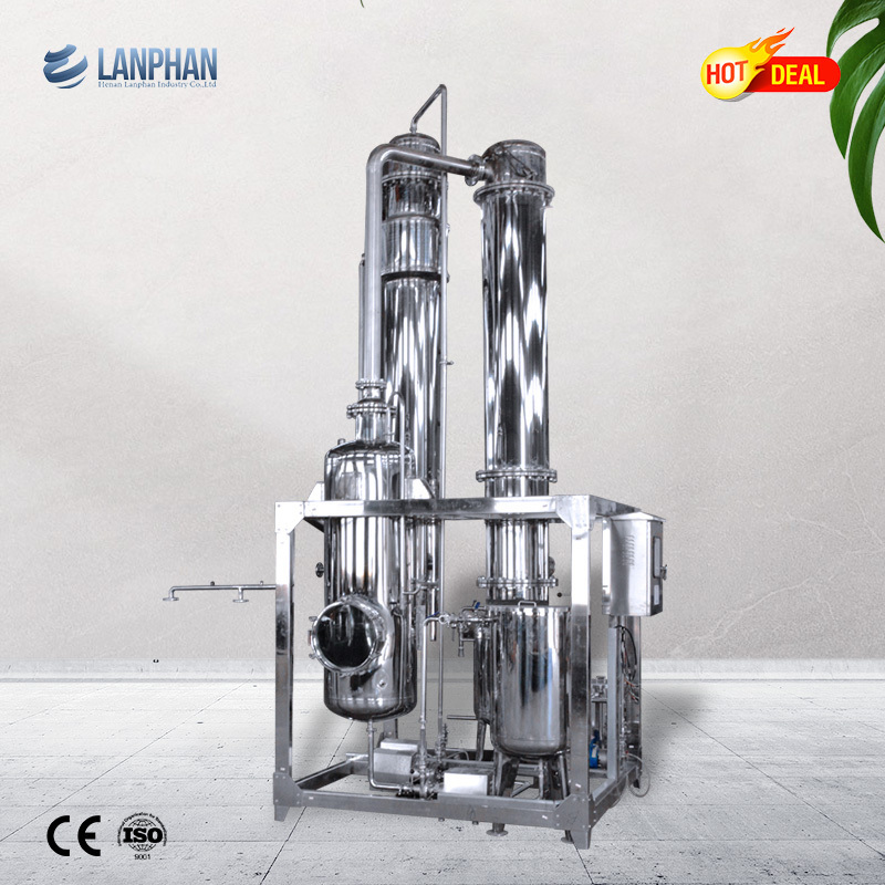 90l 200l 500l single effect ffe syrup falling film evaporator mvr evaporation in water treatment price