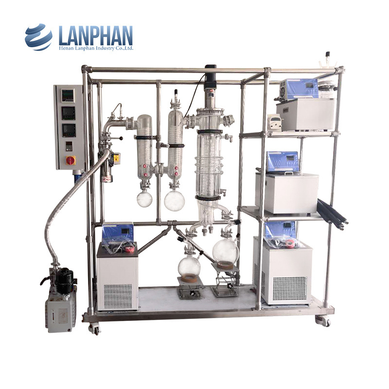 Continuous Lab and Pilot Production Turnkey Wiped Film Molecular Distillation