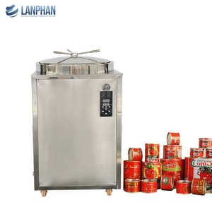 200l vertical steam sterilizers autoclaves for canning vacuum pacakged food