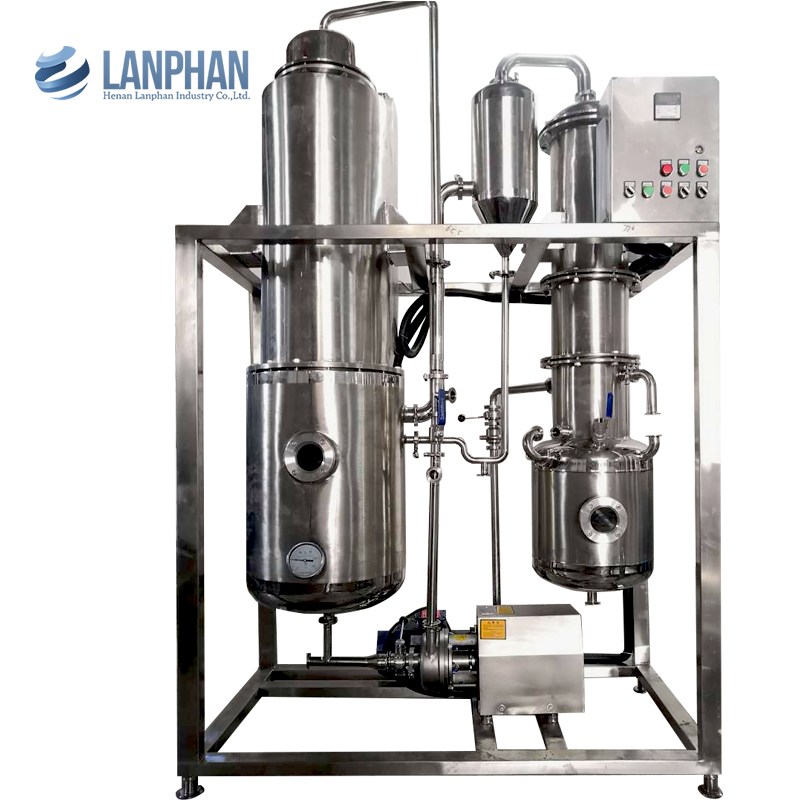 Ethanol Recovery 20l/H Thin Falling Film Evaporation Multiple Effect Machine