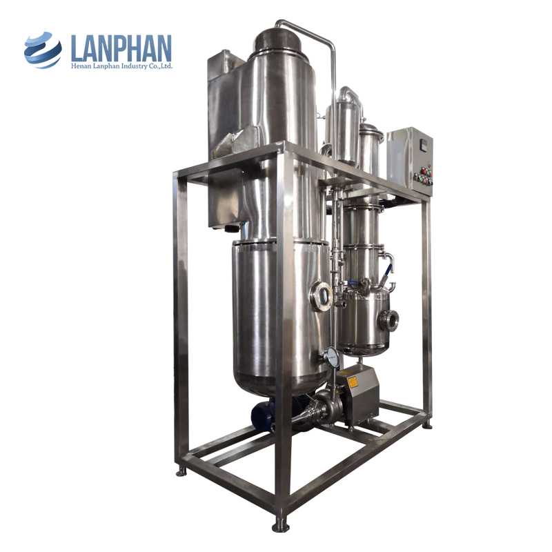 Ethanol Recovery 20l/H Thin Falling Film Evaporation Multiple Effect Machine