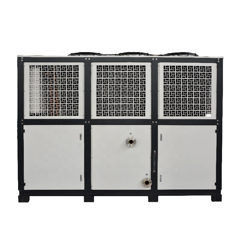 Low Temp Cooling Glycol Chiller Air-Cooled Industrial 100 ton 2000L Chiller Unit Machine for Sale