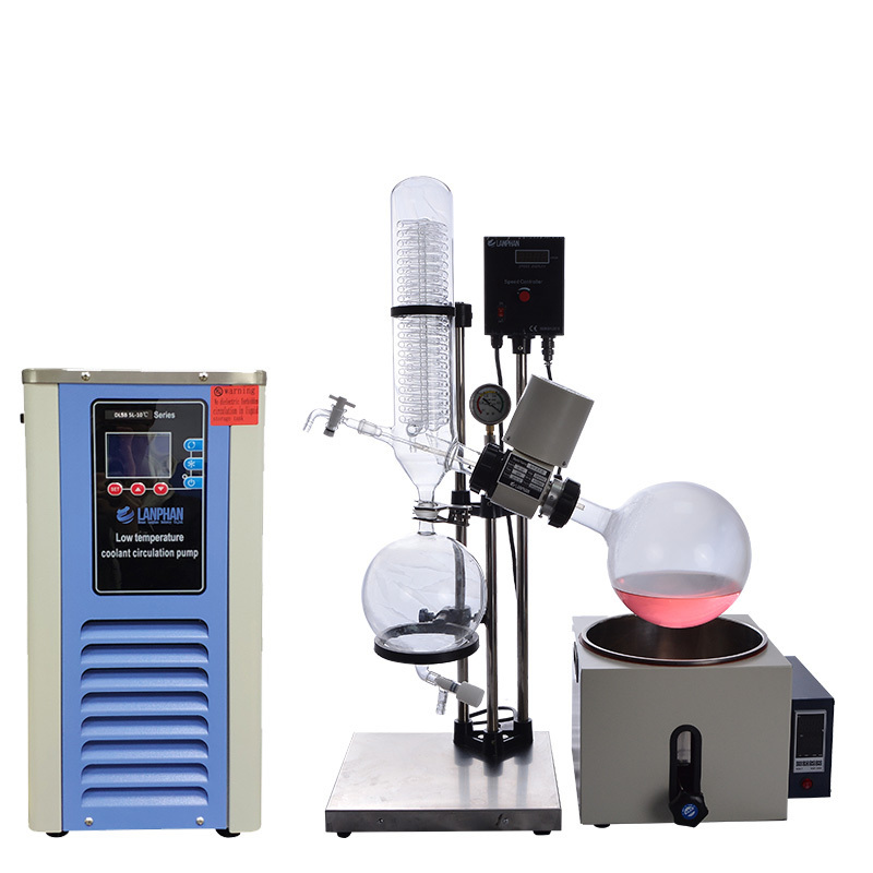 Lab Chemical vacuum distillation 5L digital Rotary Evaporator Price