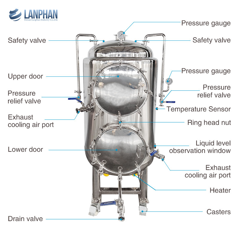 330l large capacity stainless steel vertical steam autoclave sterilizer for mushroom cultivation