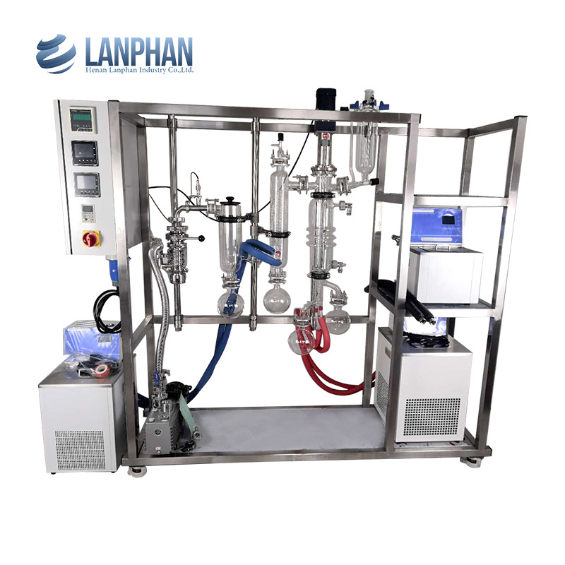 Continuous Lab and Pilot Production Turnkey Wiped Film Molecular Distillation