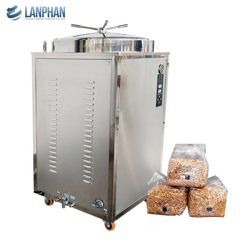 200l vertical steam sterilizers autoclaves for canning vacuum pacakged food