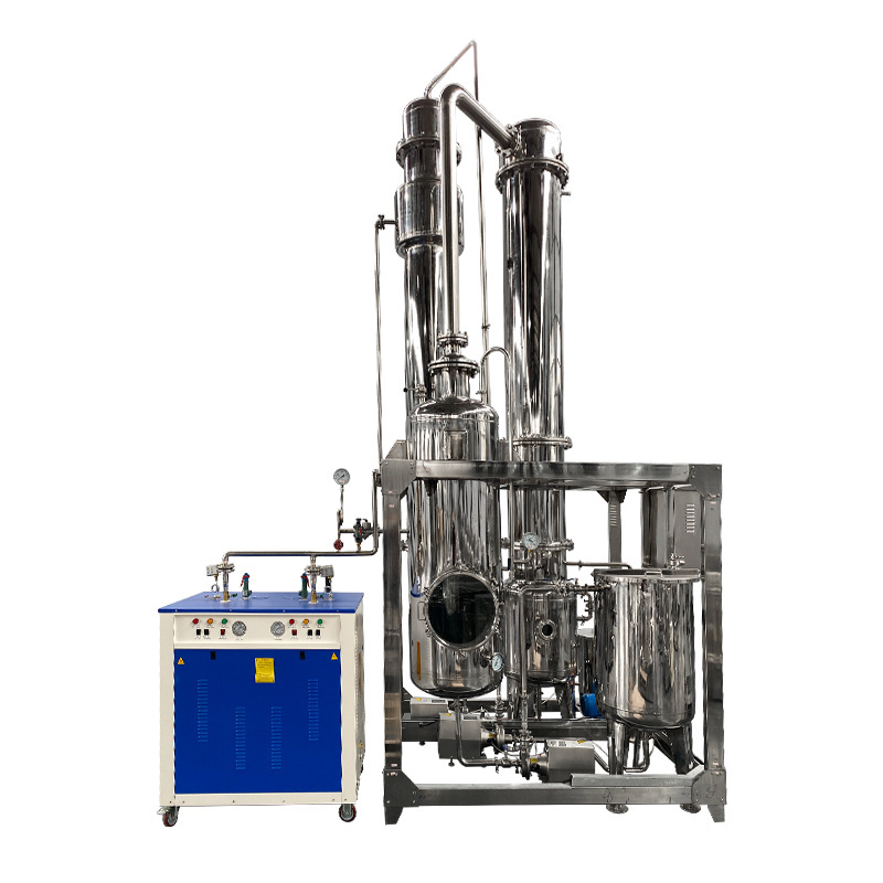 Juice syrup multiple effect falling film evaporator solvent eecovery vacuum evaporator