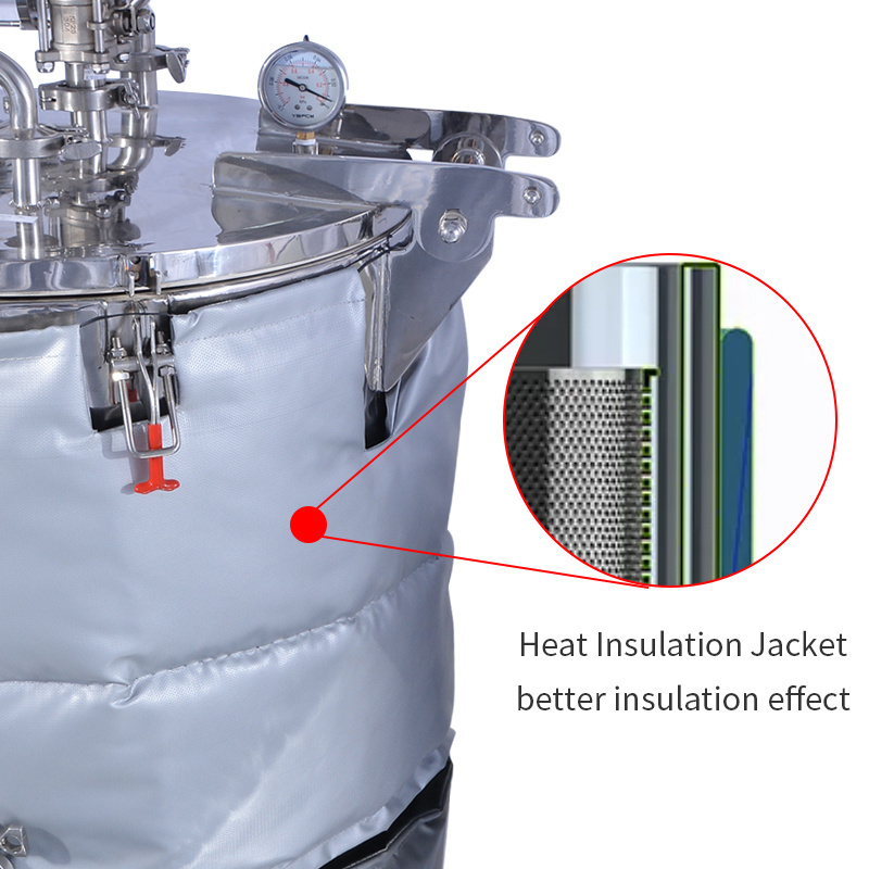 Stainless Steel Oil Extraction Centrifuge Jacketed Centrifuge Separator Price