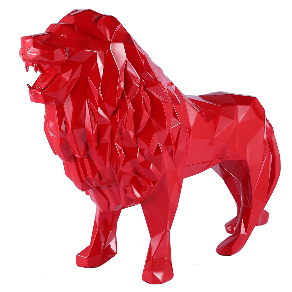 Crystals surface home decor yard statue lion garden statues shop retail store decoration