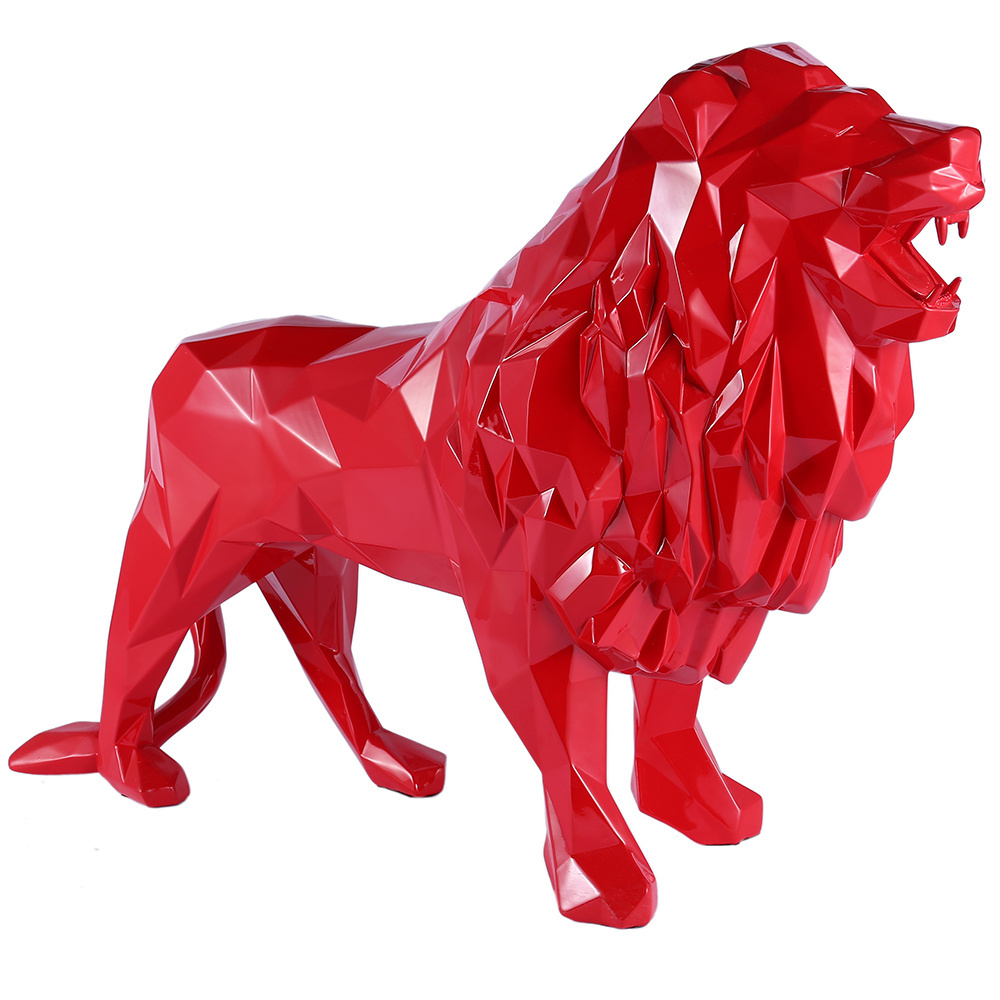 Crystals surface home decor yard statue lion garden statues shop retail store decoration