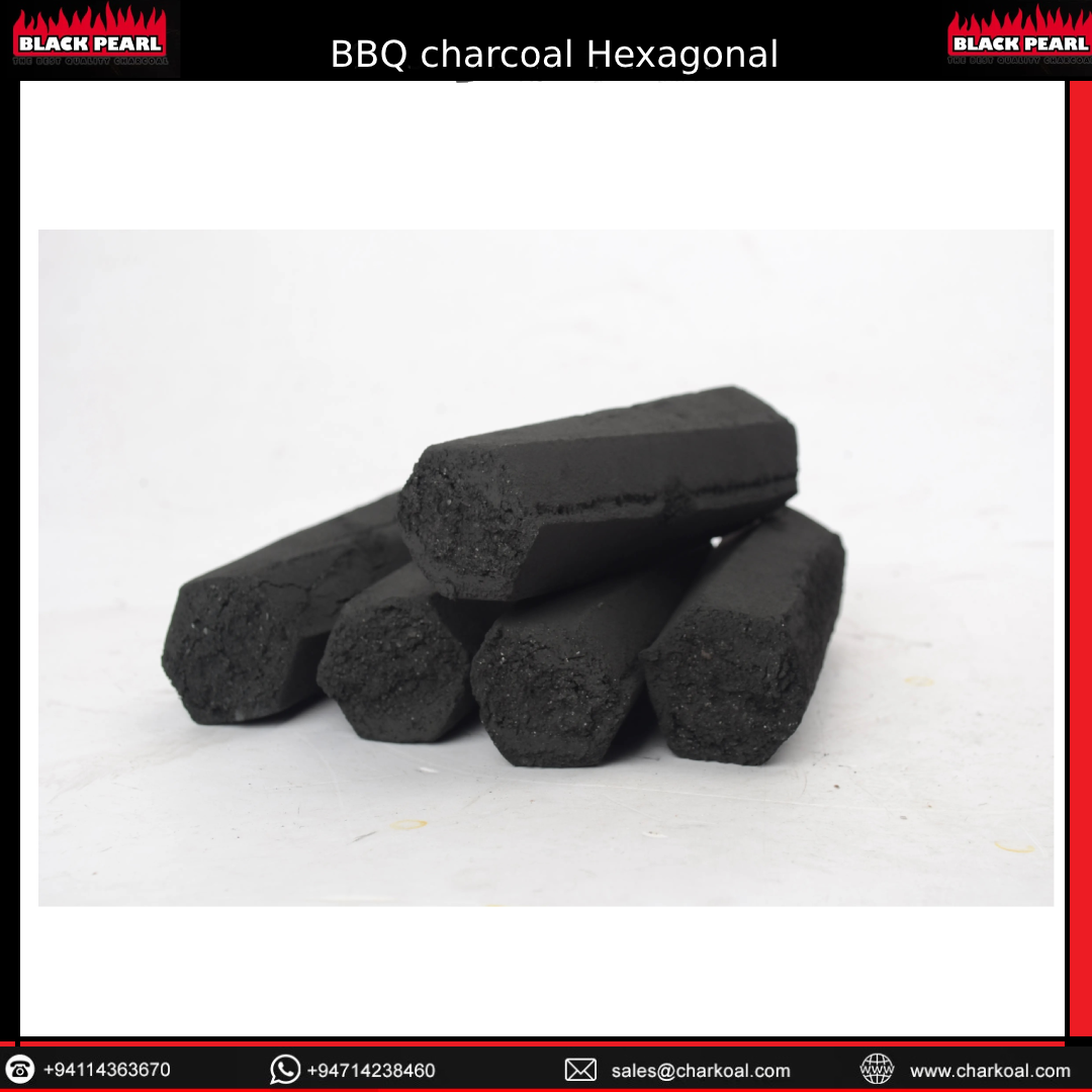 Premium Quality Bulk Exporter Smokeless / Eco Friendly/Coconut shell BBQ charcoal Hexagonal  Available for BBQ