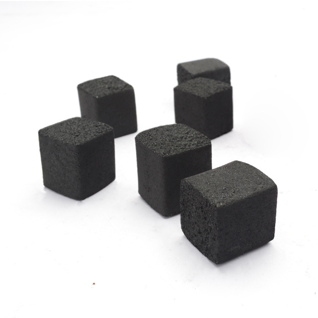 Eco Friendly High Quality Low Ash Low Moisture Coconut Shell Cube Shaped Shisha Hookah Charcoal Long Lasting