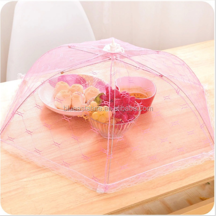 Food Covers Umbrella Style Anti Fly Bug Mosquito Meal Cover Table Food Cover