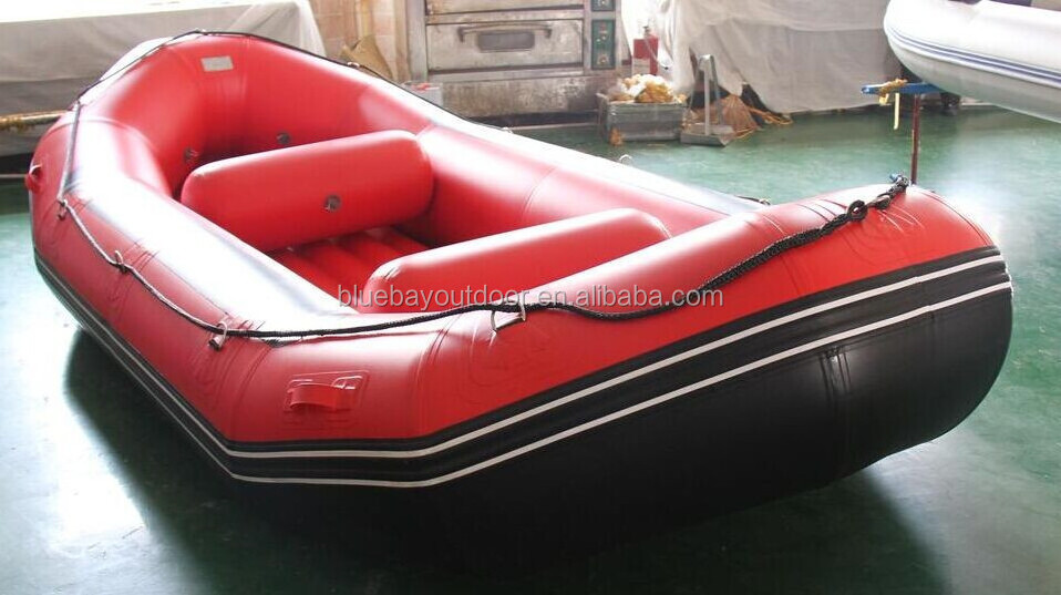 Hot sale 2017 new style Self-bailing white water river rafting boat inflatable rowing boat in good quality