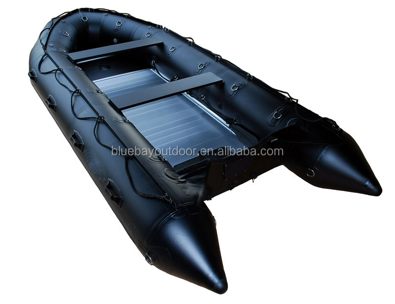 360 aluminum hull inflatable dinghy boat/rowing boat sale with CE