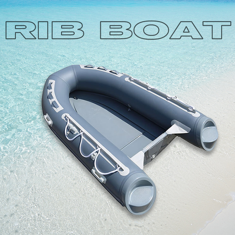 inflatable boat fishing rowing inflatable boats 2.7m   rigid hull hypalon inflatable fiberglass rib boat