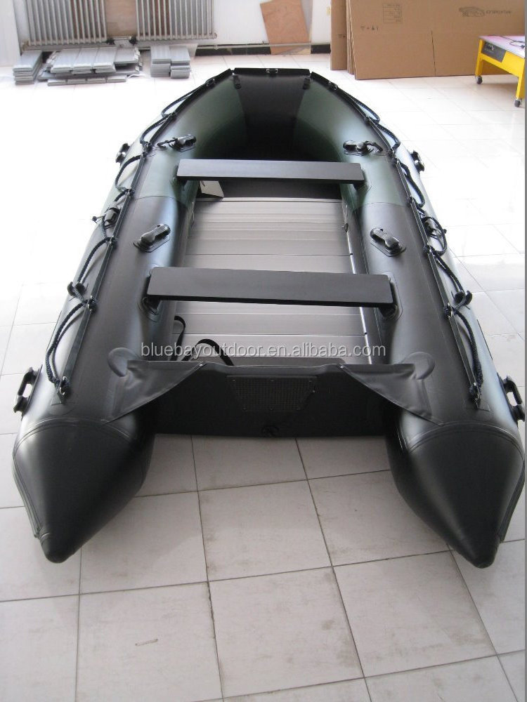 360 aluminum hull inflatable dinghy boat/rowing boat sale with CE