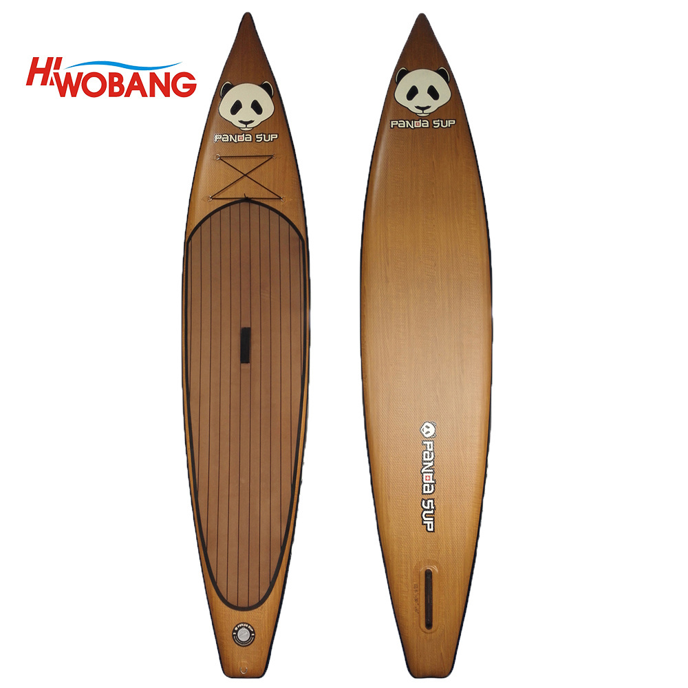 new design wooden water inflatable standup race sup paddle board