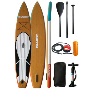 new design wooden water inflatable standup race sup paddle board