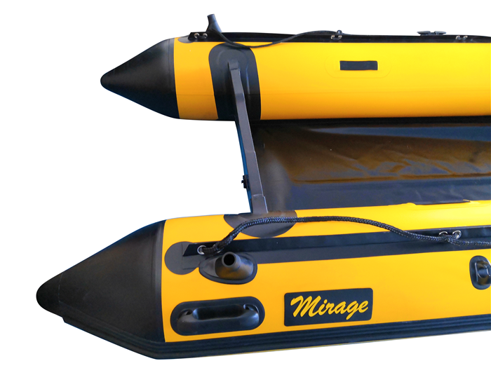 chinese high quality big inflatable boat with sail