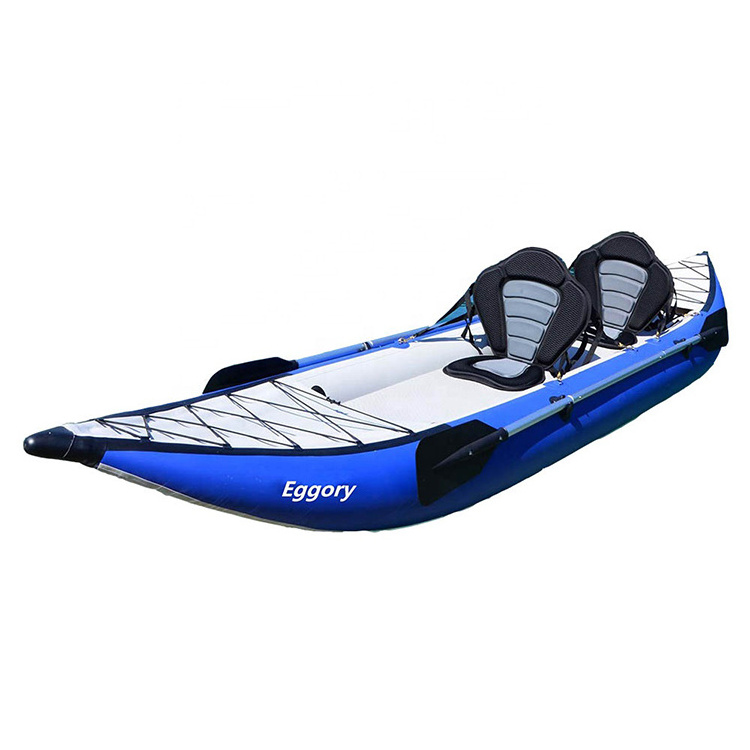 inflatable 2 person jet powered transparent kayak for sale