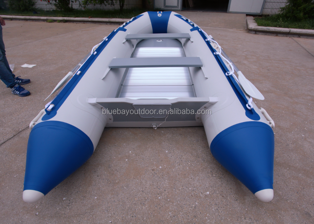 360 aluminum hull inflatable dinghy boat/rowing boat sale with CE