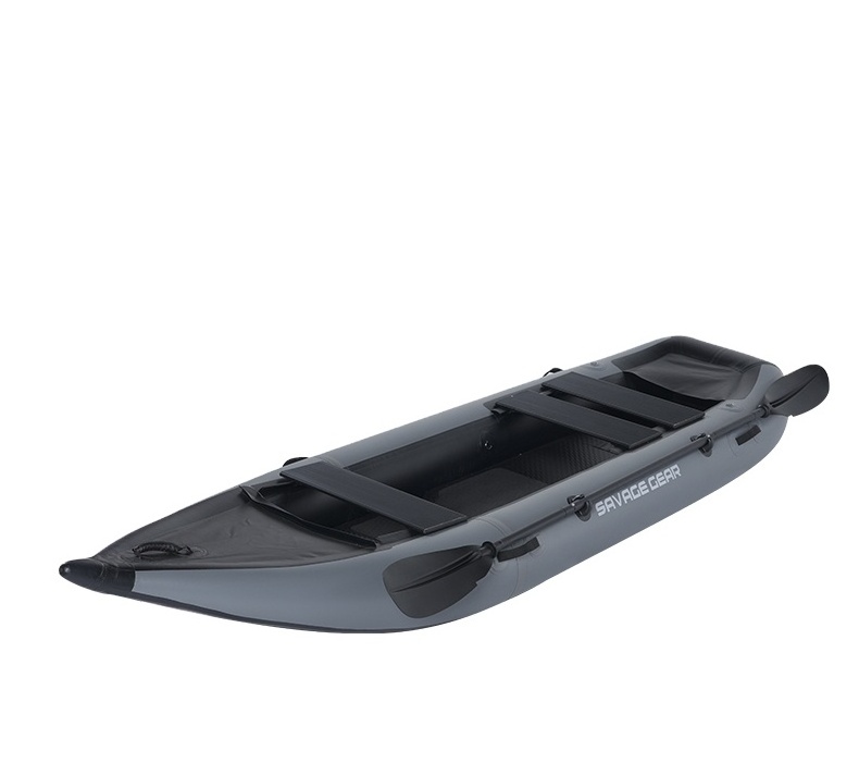 2024 China factory wholesale new design cheap OEM custom pontoon pvc dinghy Inflatable plastic kayak fishing boat rowing boats