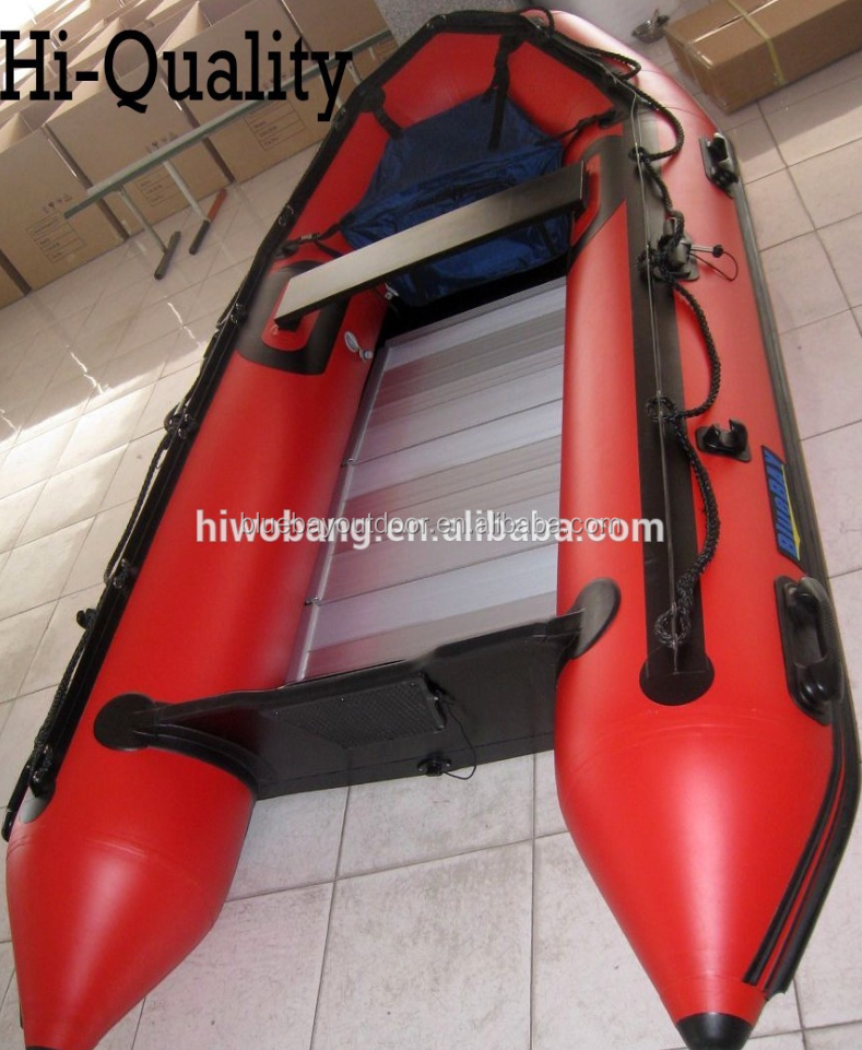 360 aluminum hull inflatable dinghy boat/rowing boat sale with CE