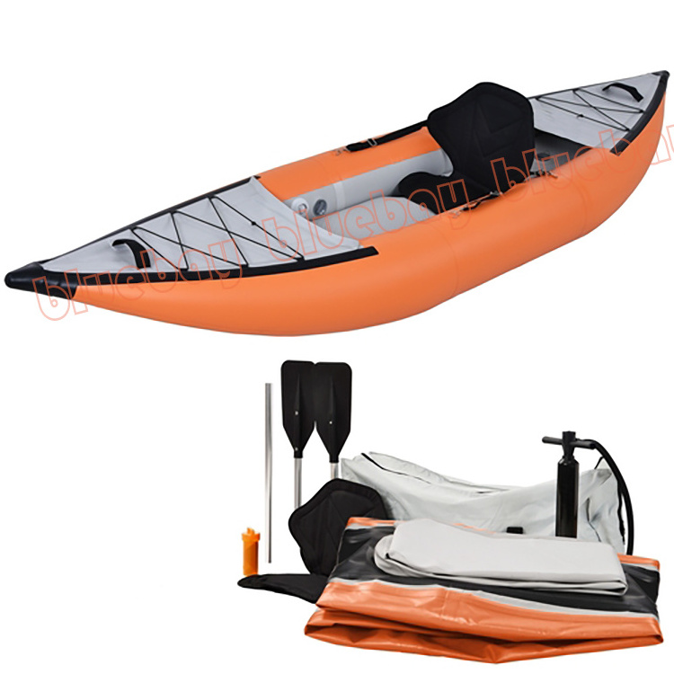 Kayak paddle kayak inflatable hypalon 2 person folding kayak inflatable boat