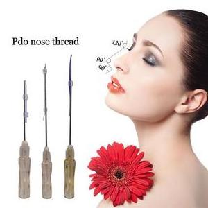 Nose Thread Safe Long Lasting Lifting Thread Barbed 10 Pcs / Bag Pcl Nose Thread