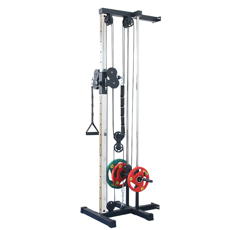 Gym Home  Machine  Lat Pull Down Row  Wall Mounted Cable Pulley  Machine