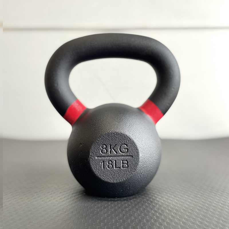 Wholesale  Custom Cast Iron Powder Coated Kettlebell For Gym