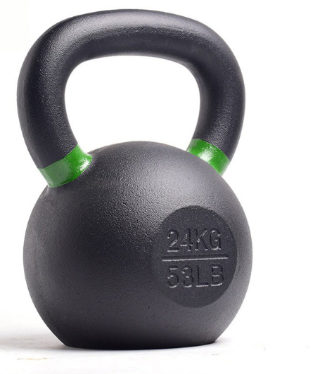 Fitness 12kg Cast Iron Kettlebell Powder Coated Kettlebell