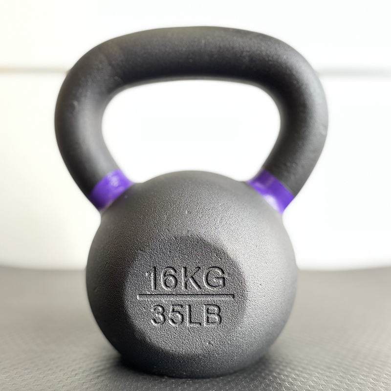 Custom Logo Black Painting Kettlebell  For Exercise