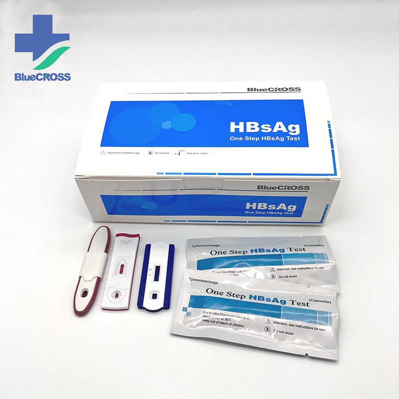 Medical HBV Hepatitis B Surface Antigen Diagnostic Device High Accuracy CE Approval Rapid Test Kit Hbsag Test Strip