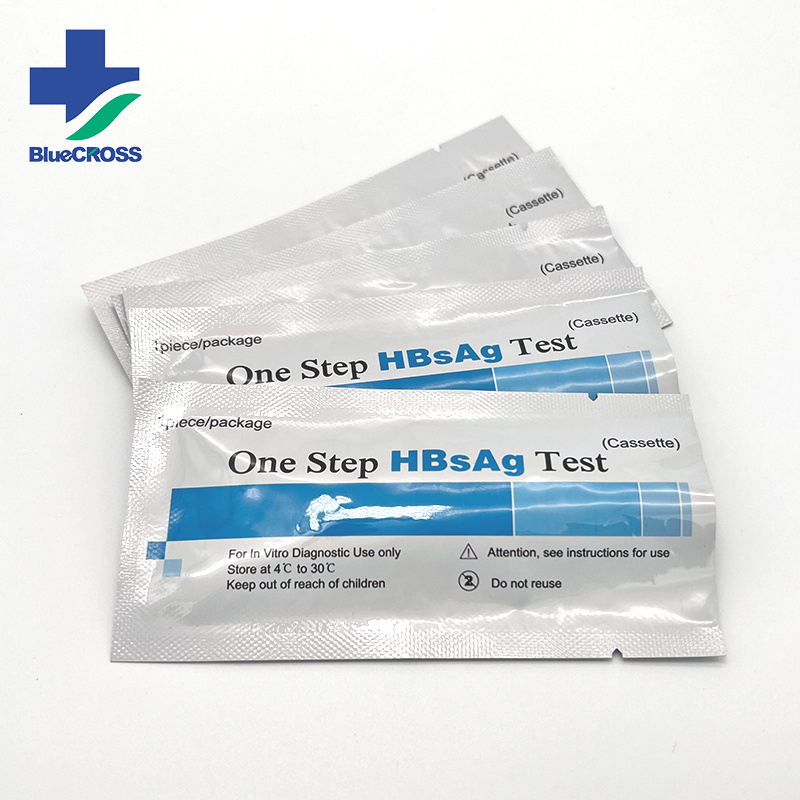 Medical HBV Hepatitis B Surface Antigen Diagnostic Device High Accuracy CE Approval Rapid Test Kit Hbsag Test Strip