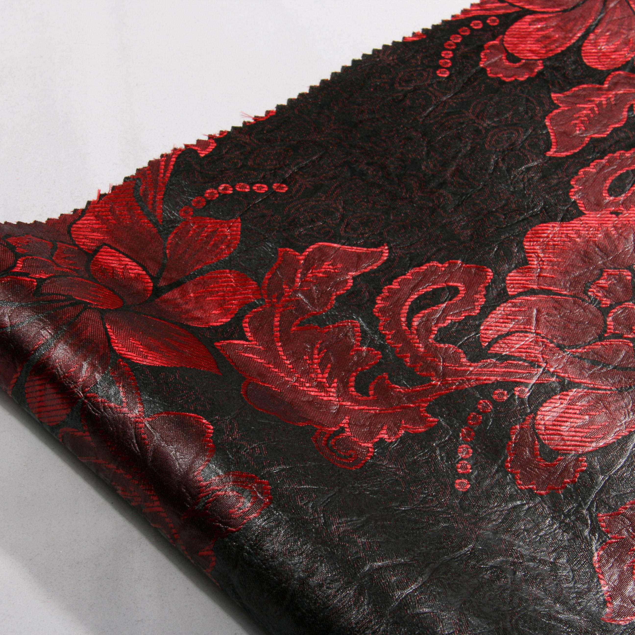 Chineses Jacquard Silk Textiles 100% Polyester Brocade Jacquard Fabric For Sofa Cover