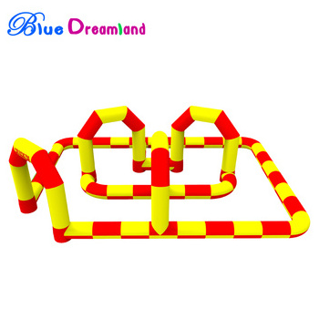 Inflatable Track race /inflatable go kart car track / inflatable sports game for sales