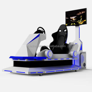 New design 9D Virtual Reality 9D VR Simulator Super Racing VR driving car for VR Entertainment Fun Zone