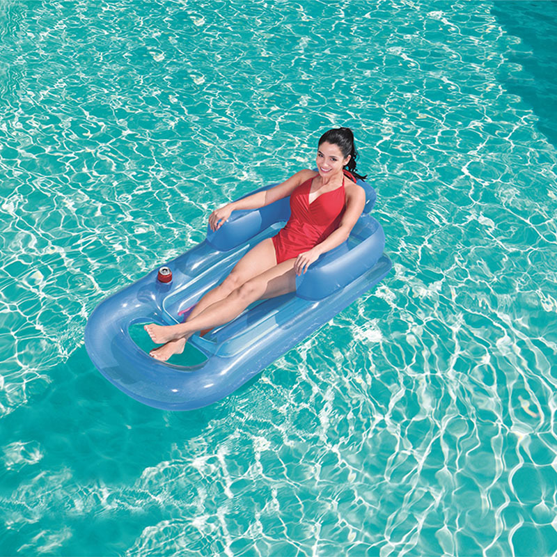 Bestway 43028 Inflatable Tanning Pool Lounger Float Sunbathing Pool Lounge Raft Floatie Toys