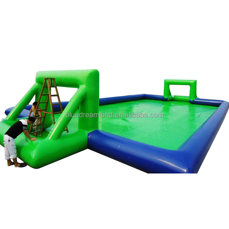 Great race table mobile inflatable football field soccer pool table/arena pitch for sale with low price